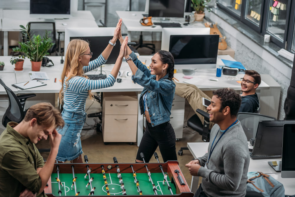 Espace de jeu en entreprise