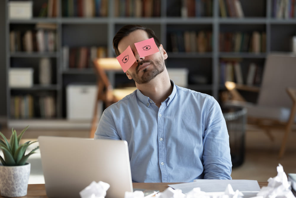 Fatigue au bureau en entreprise