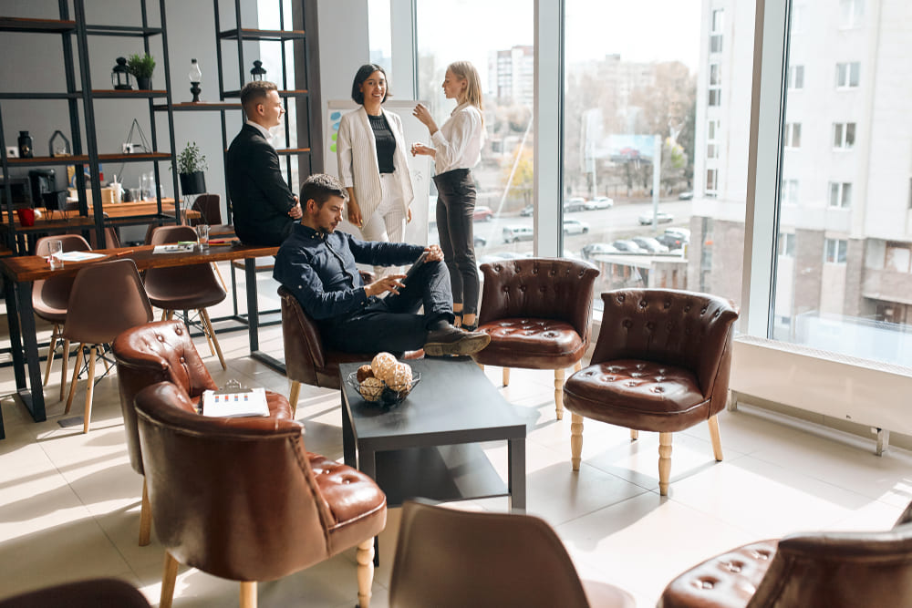 Salle de repos aménagé en entreprise